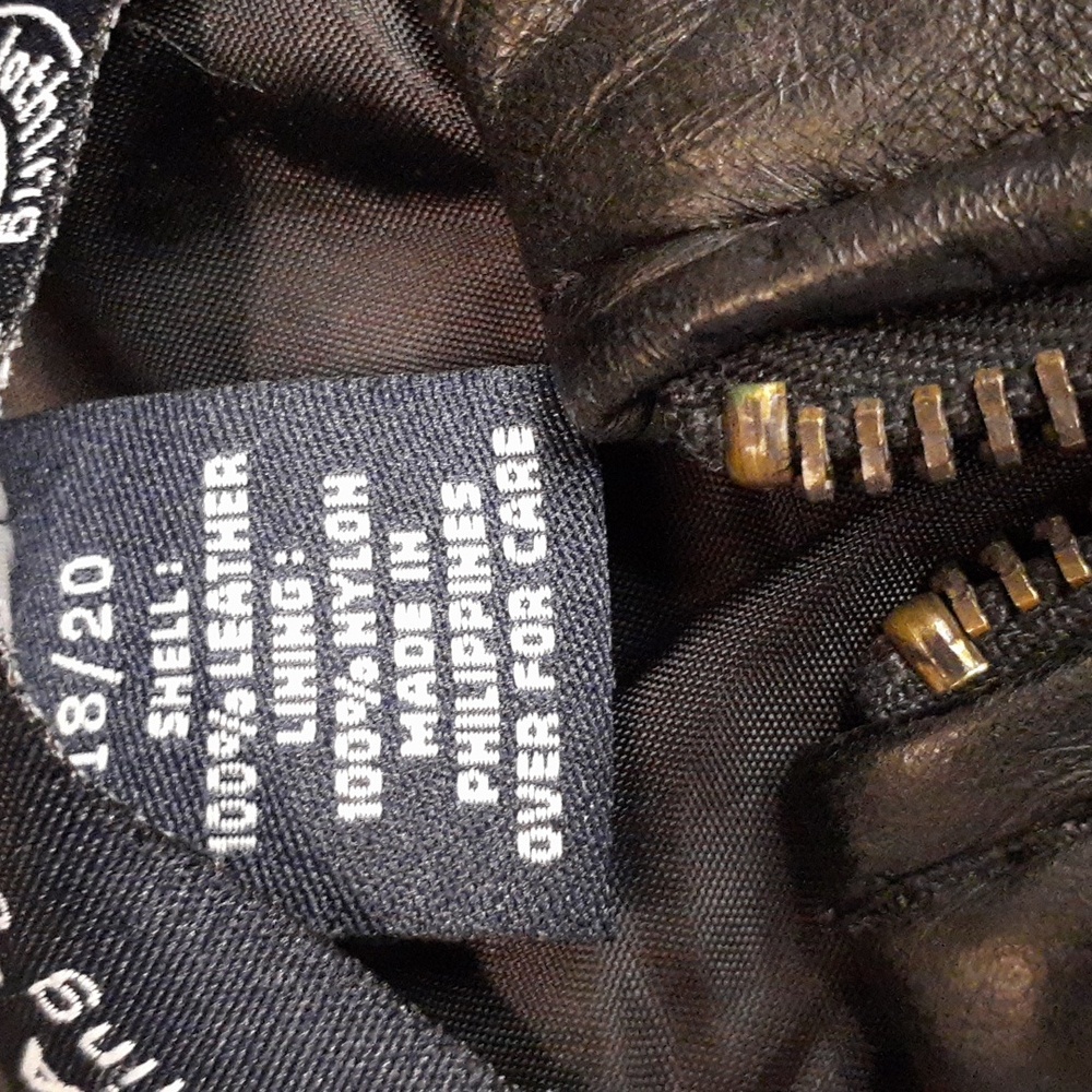 Genuine Leather Women's Vest Matte Black Size 18/20 - Picture 6 of 7